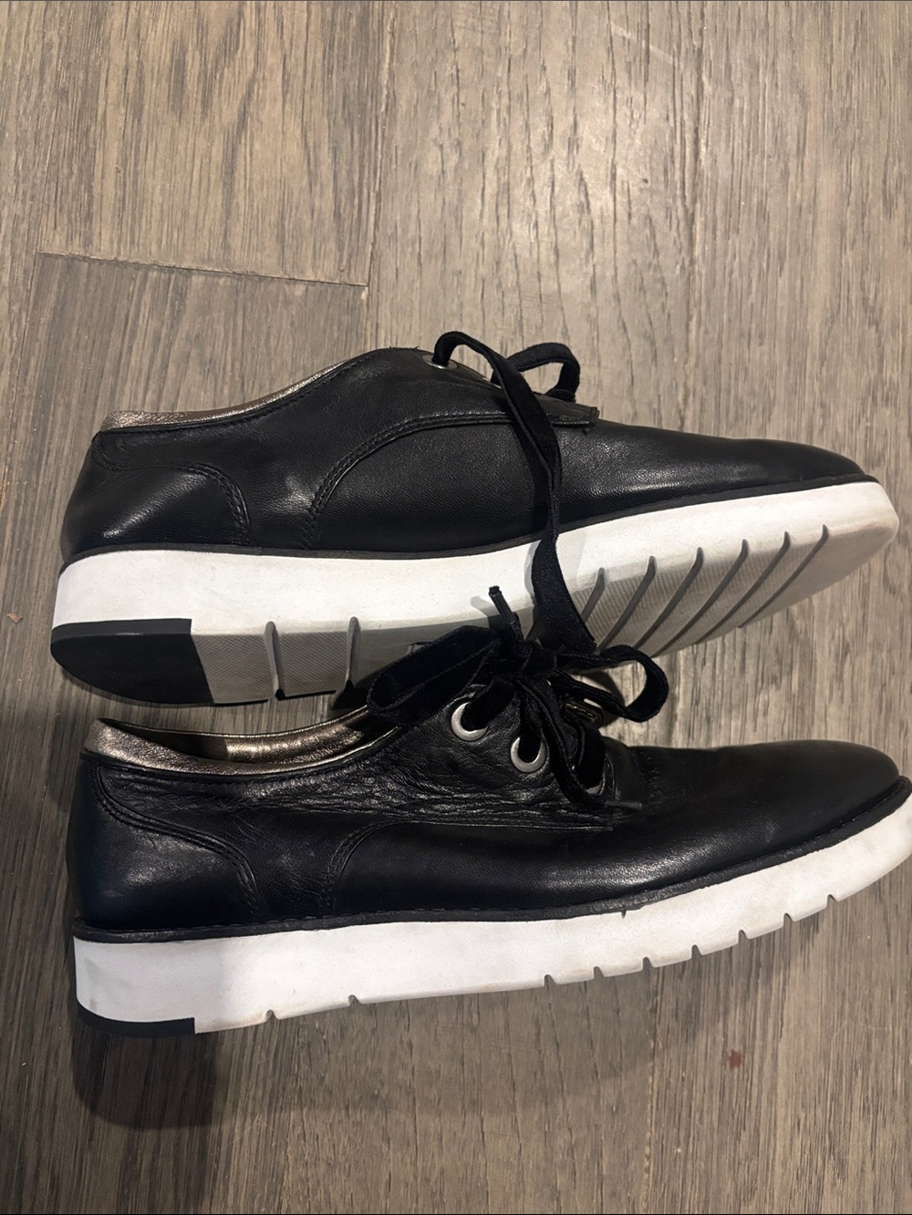 Johnston & Murphy | Black Dress Oxford Leather Derby Shoes Size 8 - Picture 9 of 11